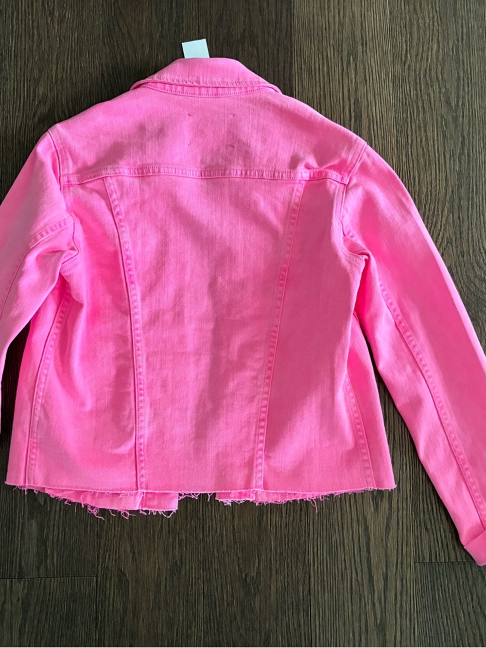L’Agence NWT Jacket, Janelle Jean Jacket in bright Pink! 🩷🌸🩷 - Picture 5 of 12
